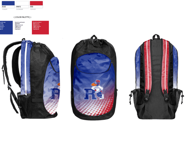 Gear Bag, Ravenna High School Volleyball, Women's Volleyball, Teamtime, Team time, sublimation, custom sports apparel, team uniforms, spirit wear, spiritwear, sports uniforms, custom shirts, team store, custom team store, fundraiser sports, apparel fundraiser