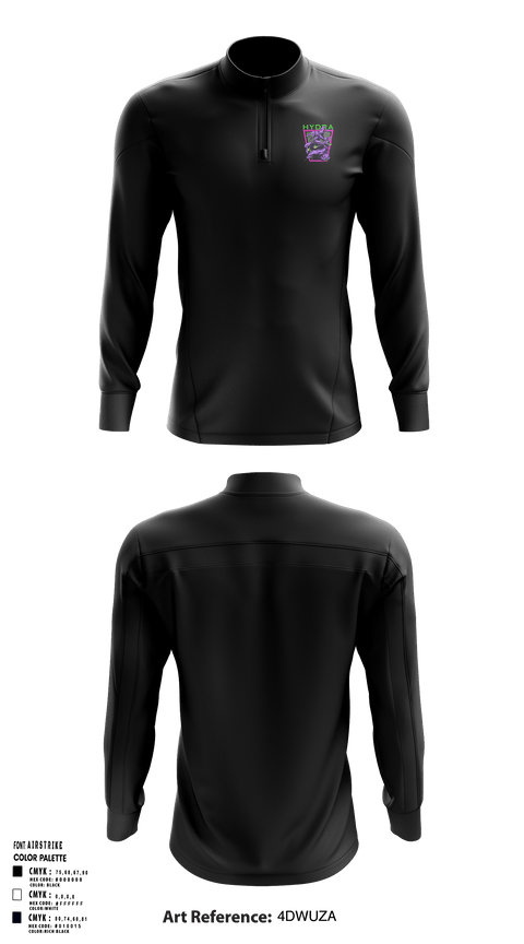 Quarter Zip Jacket, HHD HYDRAHHD HYDRA, 502nd IEW BN, Men's Soccer, Teamtime, Team time, sublimation, custom sports apparel, team uniforms, spirit wear, spiritwear, sports uniforms, custom shirts, team store, custom team store, fundraiser sports, apparel fundraiser