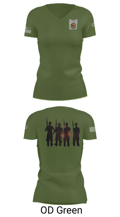 Twin cities squadron 18452981 Women's Short Sleeve V-neck Shirt - 46