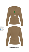 Tantasqua Regional High School Golf 92525572 Women's Long Sleeve V-neck Shirt - 1