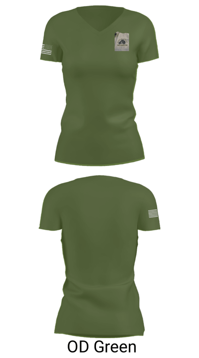 Camp Blanding Museum 53408577 Women's Short Sleeve V-neck Shirt - 48