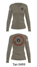 Bravo 1/78th FA 82804749 Women's Long Sleeve V-neck Shirt - 77