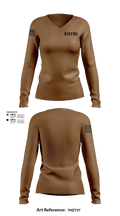 Distro 84236650 Women's Long Sleeve V-neck Shirt - 1