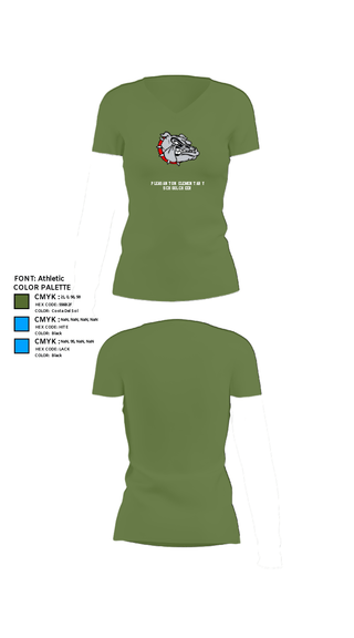 Womens Short Sleeve Vneck Shirt, Pleasanton Elementary School Cheer, Cheer, Teamtime, Team time, sublimation, custom sports apparel, team uniforms, spirit wear, spiritwear, sports uniforms, custom shirts, team store, custom team store, fundraiser sports, apparel fundraiser