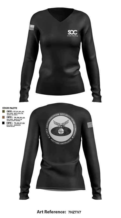 Womens Long Sleeve Vneck Shirt, F.A.S.T., Marines, Teamtime, Team time, sublimation, custom sports apparel, team uniforms, spirit wear, spiritwear, sports uniforms, custom shirts, team store, custom team store, fundraiser sports, apparel fundraiser