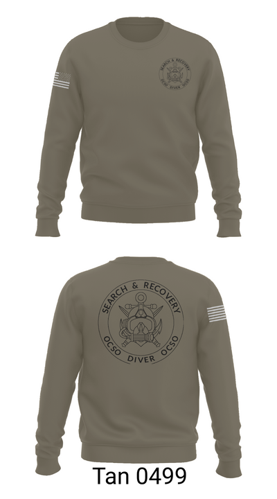 Underwater Search & Recovery Team 25630858 Crew Neck Sweatshirt - 62