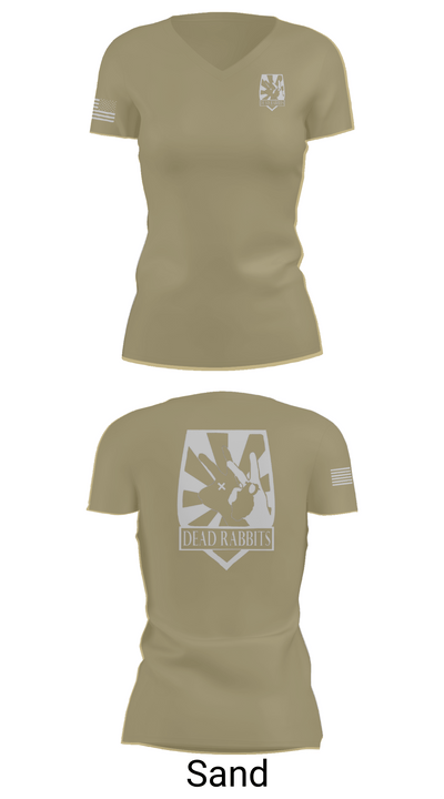 Dead Rabbits 44985647 Women's Short Sleeve V-neck Shirt - 88