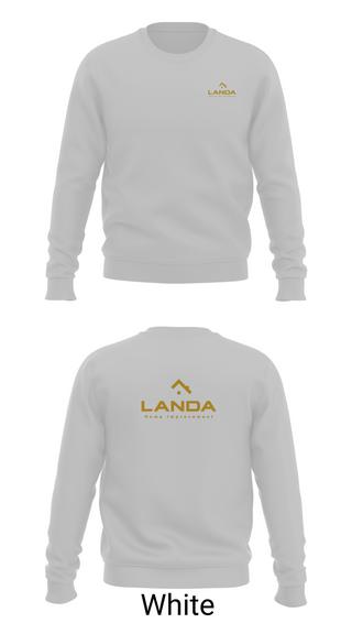 Crew Neck Sweatshirt, Landa Home Improvement, , Teamtime, Team time, sublimation, custom sports apparel, team uniforms, spirit wear, spiritwear, sports uniforms, custom shirts, team store, custom team store, fundraiser sports, apparel fundraiser