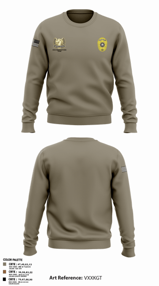 Crew Neck Sweatshirt, HCSO CNT, Police, Teamtime, Team time, sublimation, custom sports apparel, team uniforms, spirit wear, spiritwear, sports uniforms, custom shirts, team store, custom team store, fundraiser sports, apparel fundraiser