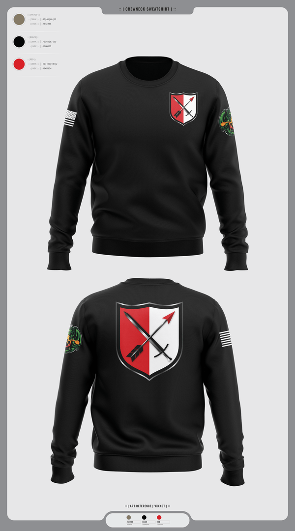 Crew Neck Sweatshirt, 31st Chemical Brigade, Army, Teamtime, Team time, sublimation, custom sports apparel, team uniforms, spirit wear, spiritwear, sports uniforms, custom shirts, team store, custom team store, fundraiser sports, apparel fundraiser
