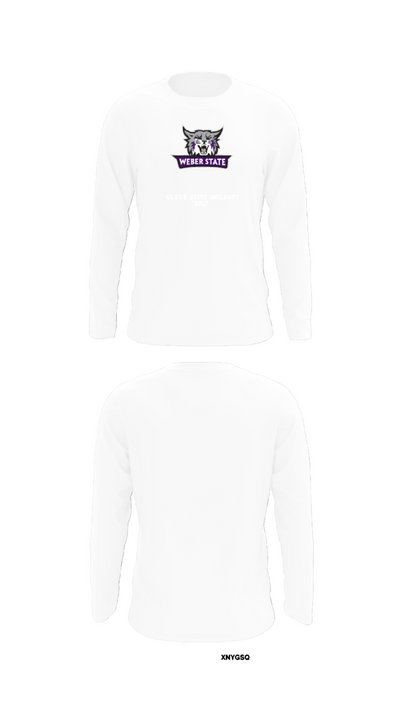 Weber State University Golf 27830291 Long Sleeve Performance Shirt - 8