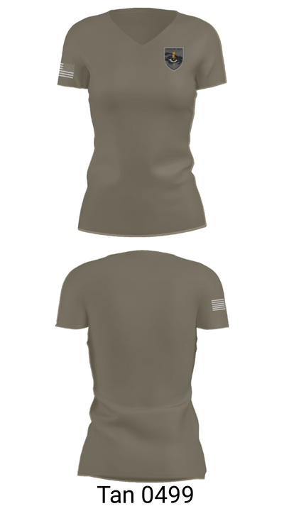 Argus 443 27378808 Women's Short Sleeve V-neck Shirt - 65