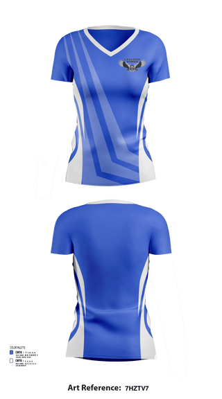 Womens Short Sleeve Vneck Shirt, La Center Middle School Volleyball, Women's Volleyball, Teamtime, Team time, sublimation, custom sports apparel, team uniforms, spirit wear, spiritwear, sports uniforms, custom shirts, team store, custom team store, fundraiser sports, apparel fundraiser
