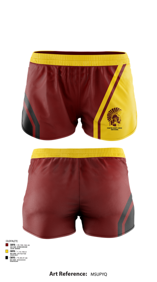 Womens Shorts, Stanton County Junior High School, Spirit Store, Teamtime, Team time, sublimation, custom sports apparel, team uniforms, spirit wear, spiritwear, sports uniforms, custom shirts, team store, custom team store, fundraiser sports, apparel fundraiser
