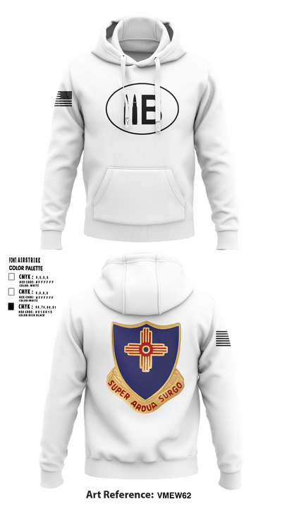 410th regiment 28429232 Hoodie - 3