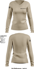 Discount General RV 21539094 Women's Long Sleeve V-neck Shirt - 1