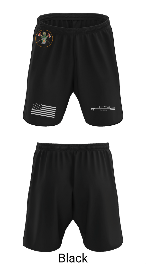 Athletic Shorts With Pockets, 91 Bravo, Fire Department, Teamtime, Team time, sublimation, custom sports apparel, team uniforms, spirit wear, spiritwear, sports uniforms, custom shirts, team store, custom team store, fundraiser sports, apparel fundraiser