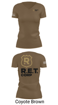 RET CORP 33326250 Women's Short Sleeve V-neck Shirt - 8