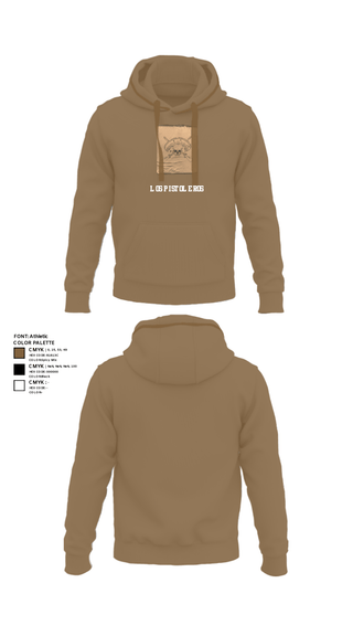 Hoodie, Los Pistoleros, Army, Teamtime, Team time, sublimation, custom sports apparel, team uniforms, spirit wear, spiritwear, sports uniforms, custom shirts, team store, custom team store, fundraiser sports, apparel fundraiser