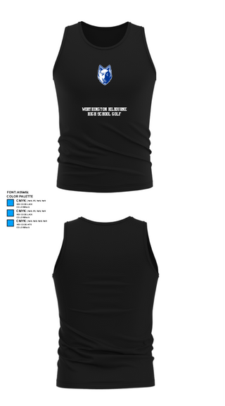 Tank Top, Worthington Kilbourne High School Golf, Golf, Teamtime, Team time, sublimation, custom sports apparel, team uniforms, spirit wear, spiritwear, sports uniforms, custom shirts, team store, custom team store, fundraiser sports, apparel fundraiser