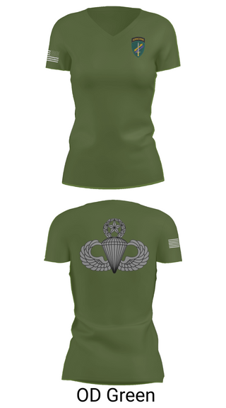 Womens Short Sleeve Vneck Shirt, Charlie “Chaos” Company, , Teamtime, Team time, sublimation, custom sports apparel, team uniforms, spirit wear, spiritwear, sports uniforms, custom shirts, team store, custom team store, fundraiser sports, apparel fundraiser
