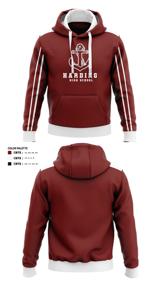 Hoodie, Harding High School Cross Country, Cross Country, Teamtime, Team time, sublimation, custom sports apparel, team uniforms, spirit wear, spiritwear, sports uniforms, custom shirts, team store, custom team store, fundraiser sports, apparel fundraiser