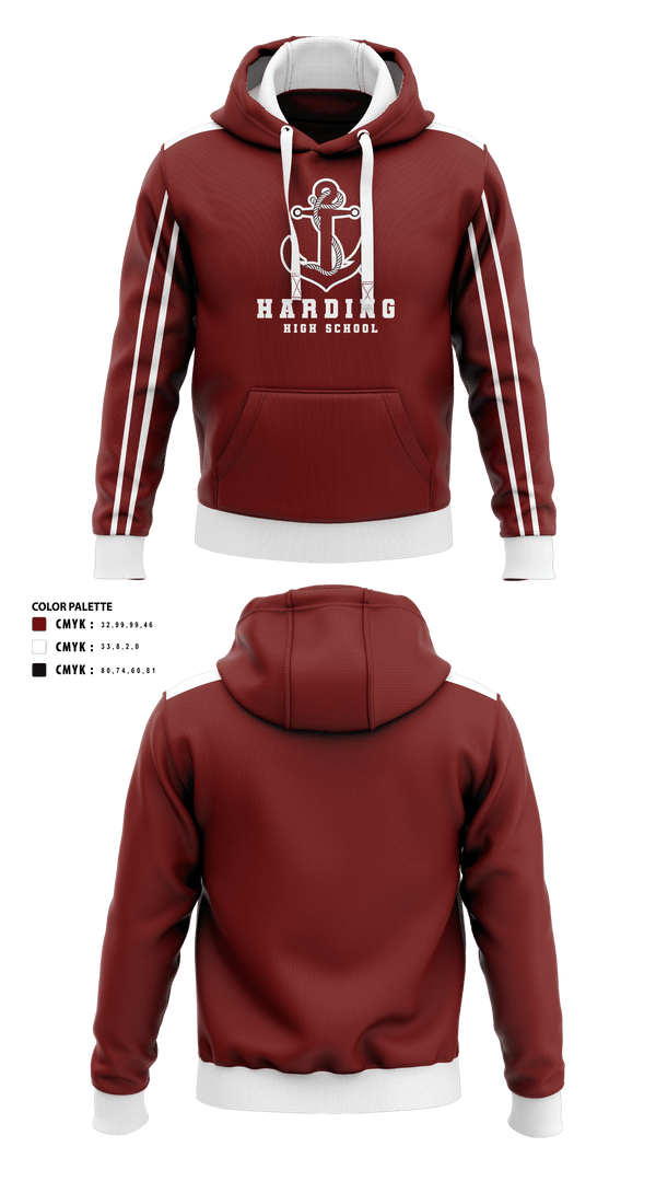 Hoodie, Harding High School Cross Country, Cross Country, Teamtime, Team time, sublimation, custom sports apparel, team uniforms, spirit wear, spiritwear, sports uniforms, custom shirts, team store, custom team store, fundraiser sports, apparel fundraiser