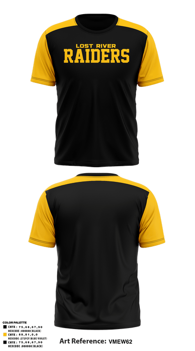 Lost River Raiders 39055737 Short Sleeve Performance Shirt - 1