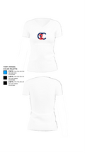 C2C Property Solutions 59696330 Women's Short Sleeve V-neck Shirt - 18