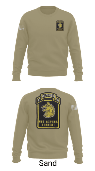 Crew Neck Sweatshirt, Wolfhounds, Army, Teamtime, Team time, sublimation, custom sports apparel, team uniforms, spirit wear, spiritwear, sports uniforms, custom shirts, team store, custom team store, fundraiser sports, apparel fundraiser