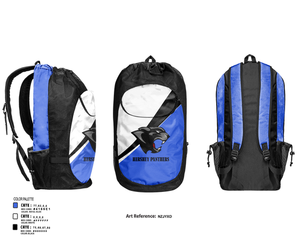 Gear Bag, Hershey Panthers, Track & Field, Teamtime, Team time, sublimation, custom sports apparel, team uniforms, spirit wear, spiritwear, sports uniforms, custom shirts, team store, custom team store, fundraiser sports, apparel fundraiser