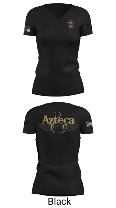 Azteca 61641395 Women's Short Sleeve V-neck Shirt - 38