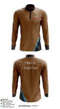 Crepe Avenue 9690947 Quarter Zip Jacket - 1