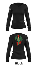 D-co 1-114th 40001496 Women's Long Sleeve V-neck Shirt - 37