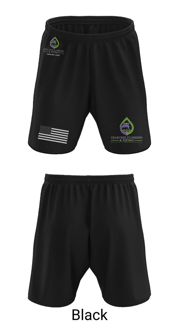Athletic Shorts With Pockets, Crabtree Plumbing & Piping, , Teamtime, Team time, sublimation, custom sports apparel, team uniforms, spirit wear, spiritwear, sports uniforms, custom shirts, team store, custom team store, fundraiser sports, apparel fundraiser