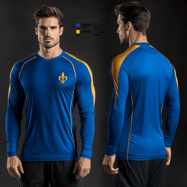 Long Sleeve Performance Shirt, Saint John Lutheran Middle School Basketball, Men's Basketball, Teamtime, Team time, sublimation, custom sports apparel, team uniforms, spirit wear, spiritwear, sports uniforms, custom shirts, team store, custom team store, fundraiser sports, apparel fundraiser