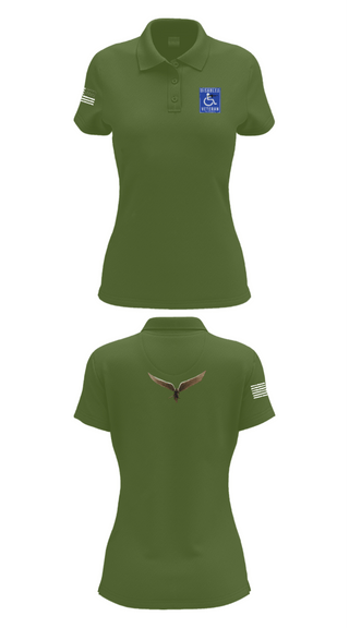 Womens Short Sleeve Performance Polo, 1-5 25th, Army, Teamtime, Team time, sublimation, custom sports apparel, team uniforms, spirit wear, spiritwear, sports uniforms, custom shirts, team store, custom team store, fundraiser sports, apparel fundraiser