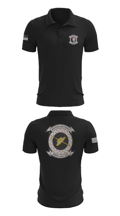 VMFA-332 The Moonlighters 29098342 Short Sleeve Performance Polo - 27