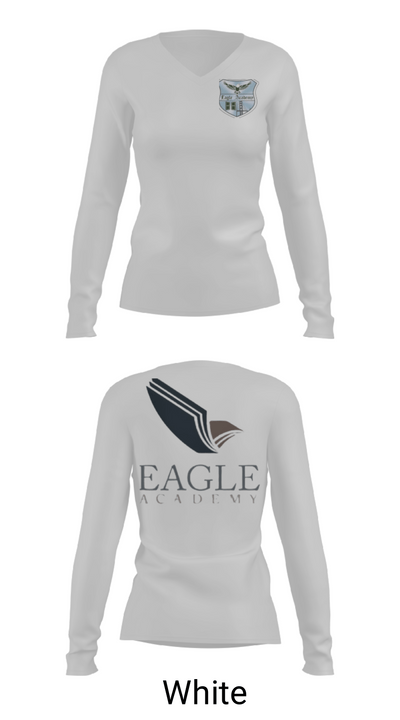 Eagle b team 4759498 Women's Long Sleeve V-neck Shirt - 16