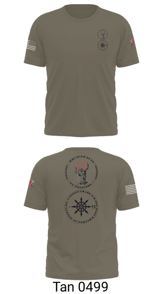 Old School Cotton Feel Shirt, 205th HHC, National Guard, Teamtime, Team time, sublimation, custom sports apparel, team uniforms, spirit wear, spiritwear, sports uniforms, custom shirts, team store, custom team store, fundraiser sports, apparel fundraiser