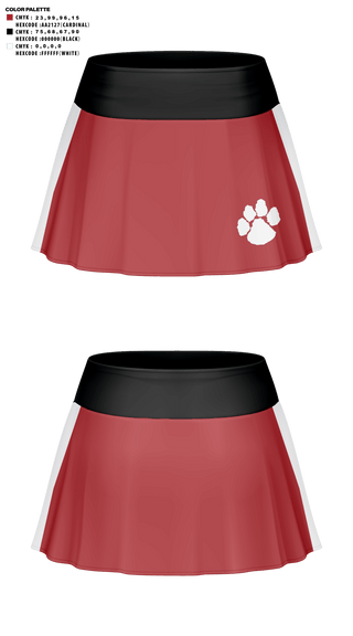 Skort, Asheville High School Cheer, Cheer, Teamtime, Team time, sublimation, custom sports apparel, team uniforms, spirit wear, spiritwear, sports uniforms, custom shirts, team store, custom team store, fundraiser sports, apparel fundraiser