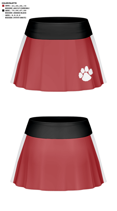 Asheville High School Cheer 47693237 Skort - 41