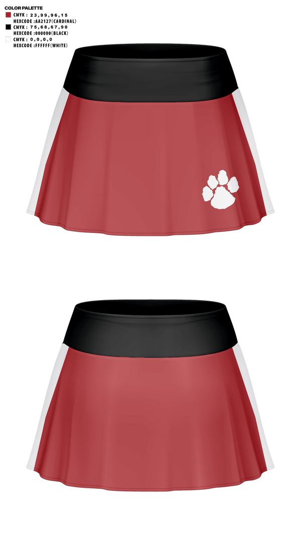 Skort, Asheville High School Cheer, Cheer, Teamtime, Team time, sublimation, custom sports apparel, team uniforms, spirit wear, spiritwear, sports uniforms, custom shirts, team store, custom team store, fundraiser sports, apparel fundraiser