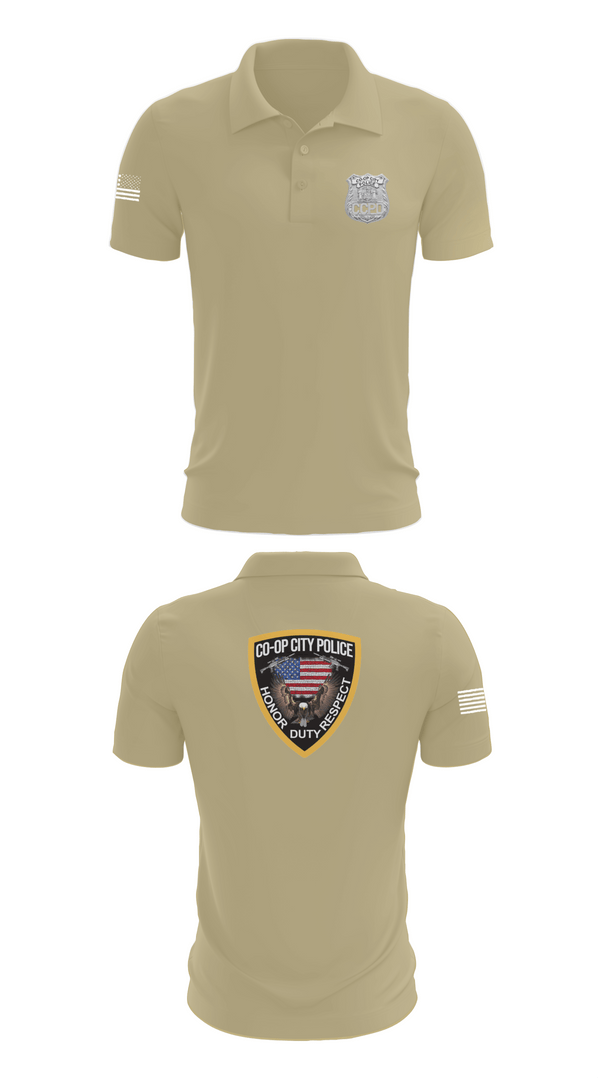 Short Sleeve Performance Polo, Co-op City Police Department, Police, Teamtime, Team time, sublimation, custom sports apparel, team uniforms, spirit wear, spiritwear, sports uniforms, custom shirts, team store, custom team store, fundraiser sports, apparel fundraiser
