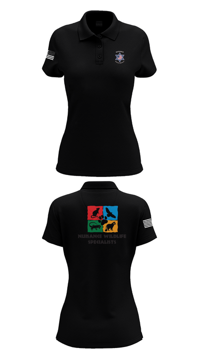Nuisance Wildlife Specialist 50727946 Women's Short Sleeve Performance Polo  - 36