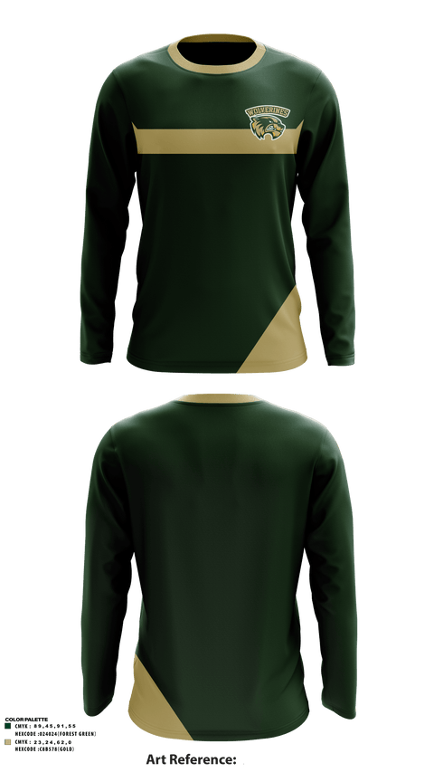 Long Sleeve Performance Shirt, Wolverines, , Teamtime, Team time, sublimation, custom sports apparel, team uniforms, spirit wear, spiritwear, sports uniforms, custom shirts, team store, custom team store, fundraiser sports, apparel fundraiser