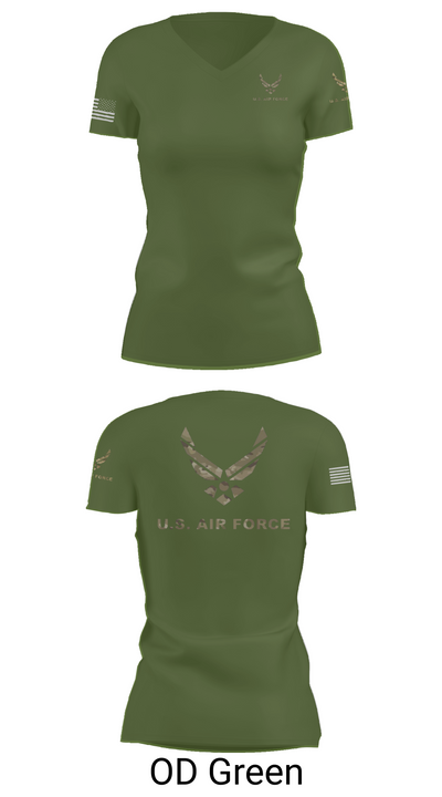 Wings 44060422 Women's Short Sleeve V-neck Shirt - 48