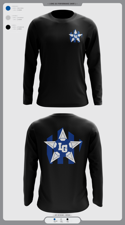 LaGrange Grangers 19737218 Long Sleeve Performance Shirt 3