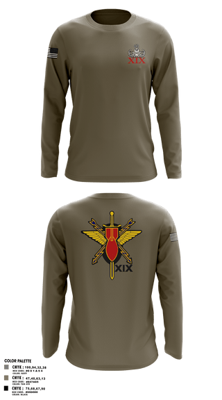 Long Sleeve Performance Shirt, 19th EOD, Air Force, Teamtime, Team time, sublimation, custom sports apparel, team uniforms, spirit wear, spiritwear, sports uniforms, custom shirts, team store, custom team store, fundraiser sports, apparel fundraiser