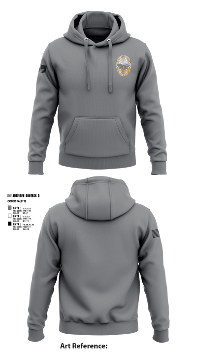 Monument Police Department 10917118 Hoodie - 6